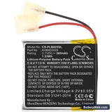 Plantronics Voyager Focus B825 Replacement Battery, 3.7V, 360mAh, Li-Polymer 3
