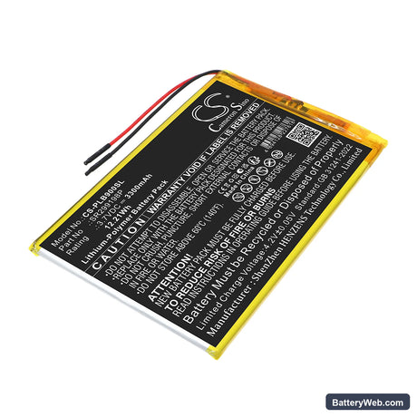 Polaroid BDL0948PCE Replacement Battery, 3.7V, 3300mAh, Li-Polymer 1