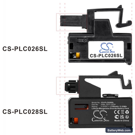 GE Fanuc 30i Replacement Battery, 3V, 1750mAh, Li-MnO2 6