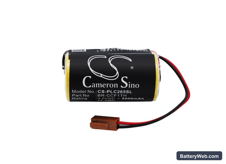 Panasonic Replacement Battery, 3V, 5000mAh, Li-MnO2 5