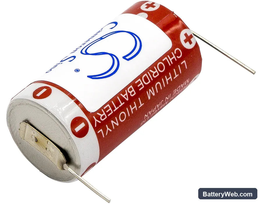Maxell ER17/33 Replacement Battery, 3.6V, 1600mAh, Li-SOCl2 2