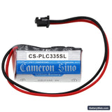 Sanyo CR17335SE-R Replacement Battery, 3V, 1800mAh, Li-MnO2 3