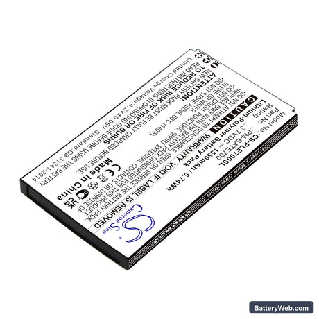 Plum E700 Replacement Battery, 3.7V, 1550mAh, Li-Polymer 2