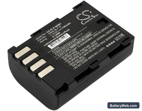 Panasonic Lumix DMC-GH3 Replacement Battery, 7.4V, 1100mAh, Li-ion 1