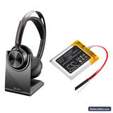 Plantronics Voyager Focus 2 Replacement Battery, 3.7V, 700mAh, Li-Polymer 5
