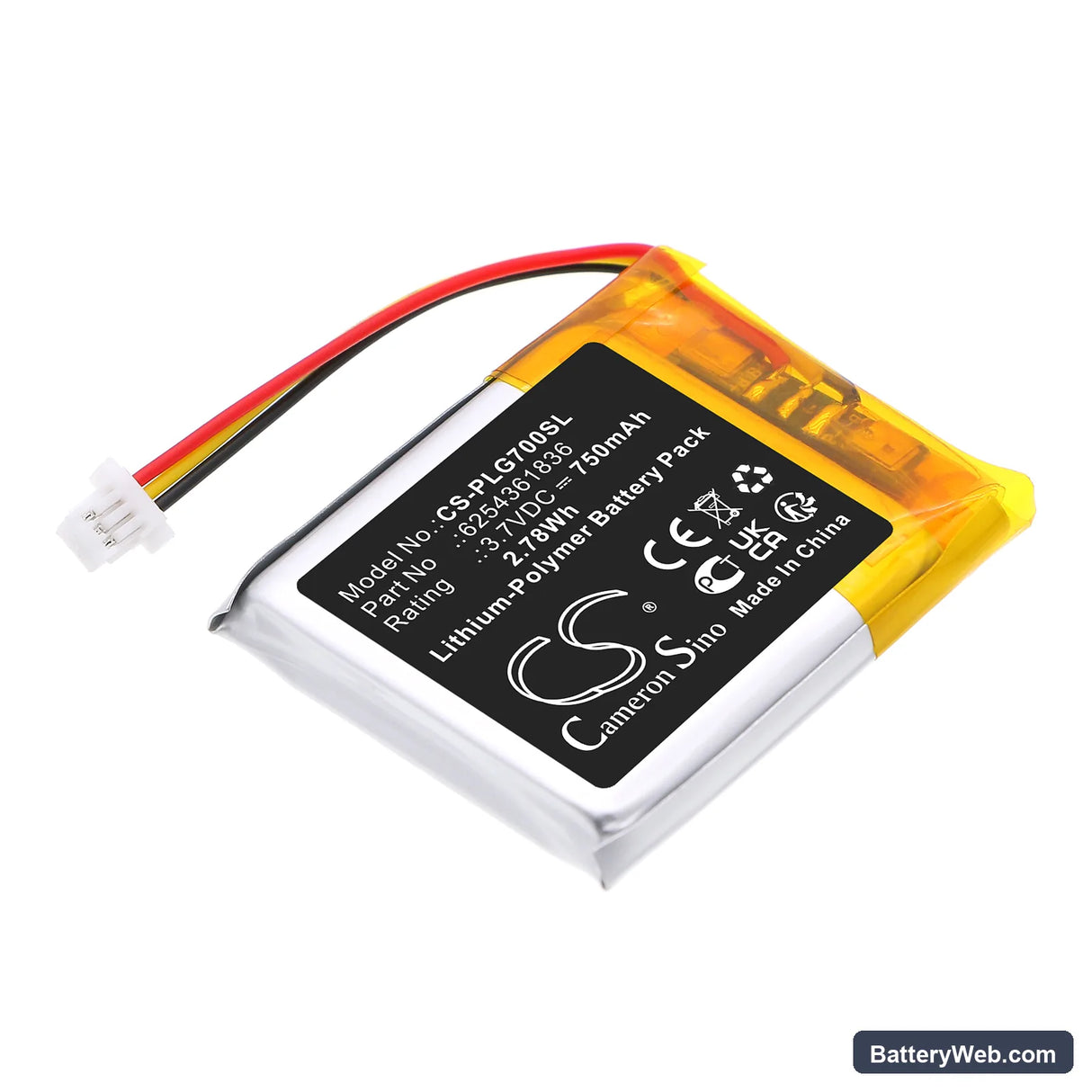 Philips Fidelio L3 Flagship Wireless Headphones Replacement Battery, 3.7V, 750mAh, Li-Polymer 1