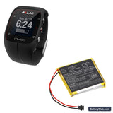 Polar GPS Sport Watch M400 Replacement Battery, 3.8V, 180mAh, Li-Polymer 6