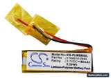 Plantronics M50 Replacement Battery, 3.7V, 80mAh, Li-Polymer 1