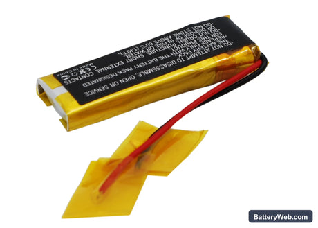 Plantronics M50 Replacement Battery, 3.7V, 80mAh, Li-Polymer 5