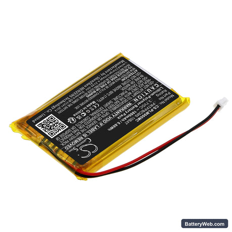 Pyle PPBCM9 Replacement Battery, 3.7V, 1800mAh, Li-Polymer 2
