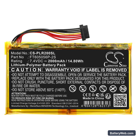 Polaroid Pop Replacement Battery, 7.4V, 2000mAh, Li-Polymer 3