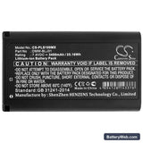 Panasonic Lumix S1 Replacement Battery, 7.4V, 3400mAh, Li-ion 3