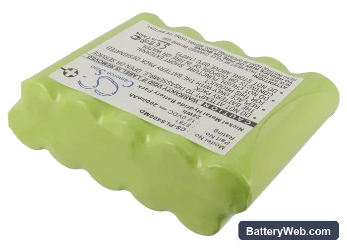 Palco Laboratories 400 Replacement Battery, 12V, 2000mAh, Ni-MH 2