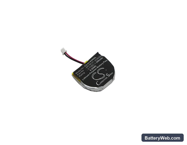 Plantronics Pulsar 590 Replacement Battery, 3.7V, 240mAh, Li-Polymer 1