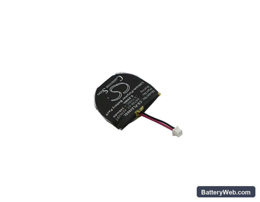 Plantronics Pulsar 590 Replacement Battery, 3.7V, 240mAh, Li-Polymer 2