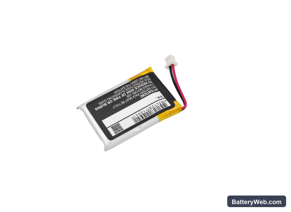 Plantronics CS60 Replacement Battery, 3.7V, 180mAh, Li-Polymer 4