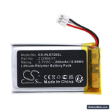 Poly Savi 7200 Replacement Battery, 3.7V, 240mAh, Li-Polymer 3