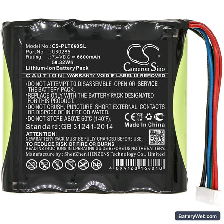 Platinum Tools T66006B Replacement Battery, 7.4V, 6800mAh, Li-ion 3
