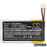 Plantronics Savi W8210 Replacement Battery, 3.7V, 510mAh, Li-Polymer 3