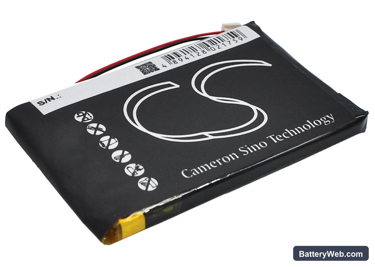 Palm M550 Replacement Battery, 3.7V, 1100mAh, Li-Polymer 3