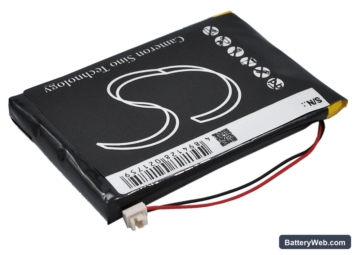 Palm M550 Replacement Battery, 3.7V, 1100mAh, Li-Polymer 4