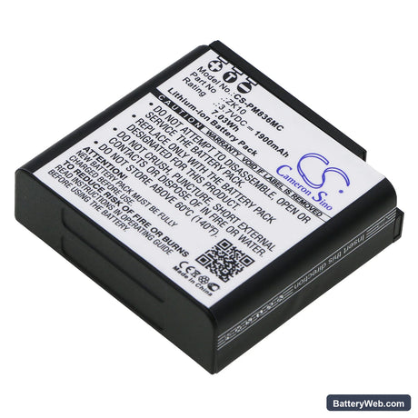 Polaroid iM1836 Replacement Battery, 3.7V, 1900mAh, Li-ion 1