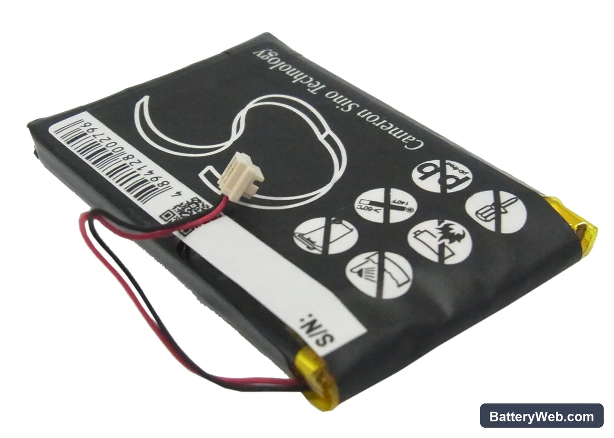 Palm Tungsten E2 Replacement Battery, 3.7V, 900mAh, Li-Polymer 3