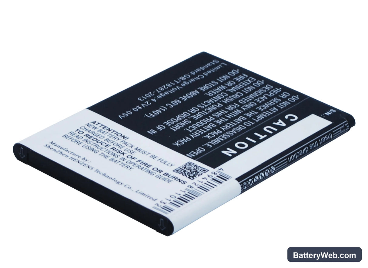 Prestigio MultiPhone 3350 Duo Replacement Battery, 3.7V, 1300mAh, Li-ion 4