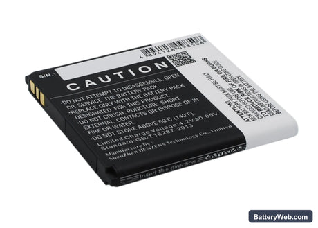 Prestigio MultiPhone 4044 Duo Replacement Battery, 3.7V, 1500mAh, Li-ion 4