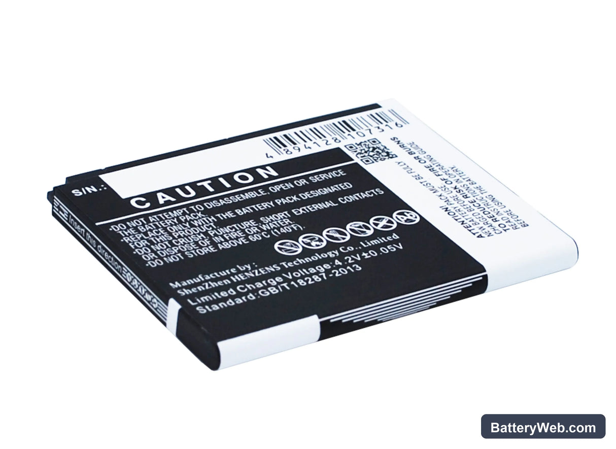 Prestigio MultiPhone 4300 Duo Replacement Battery, 3.7V, 1500mAh, Li-ion 4
