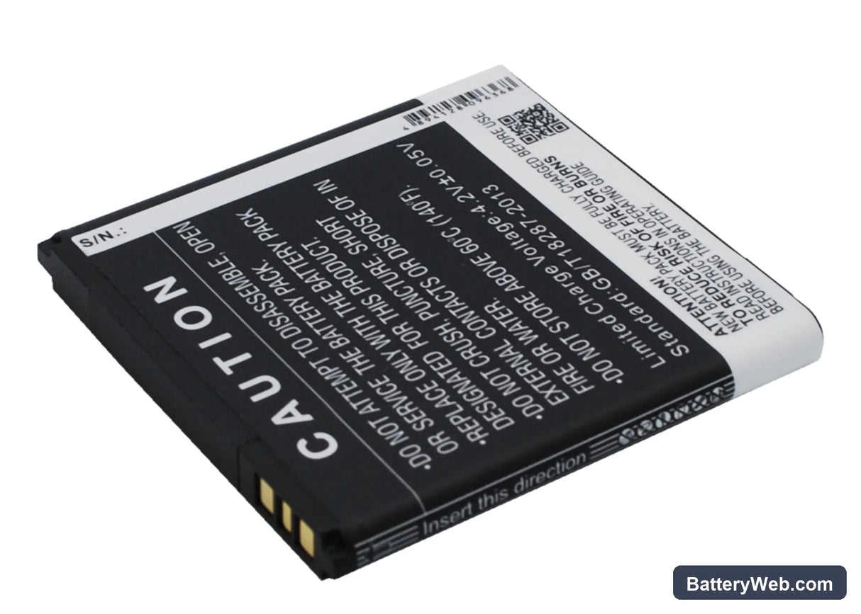 Prestigio MultiPhone 4322 Duo Replacement Battery, 3.7V, 1500mAh, Li-ion 4