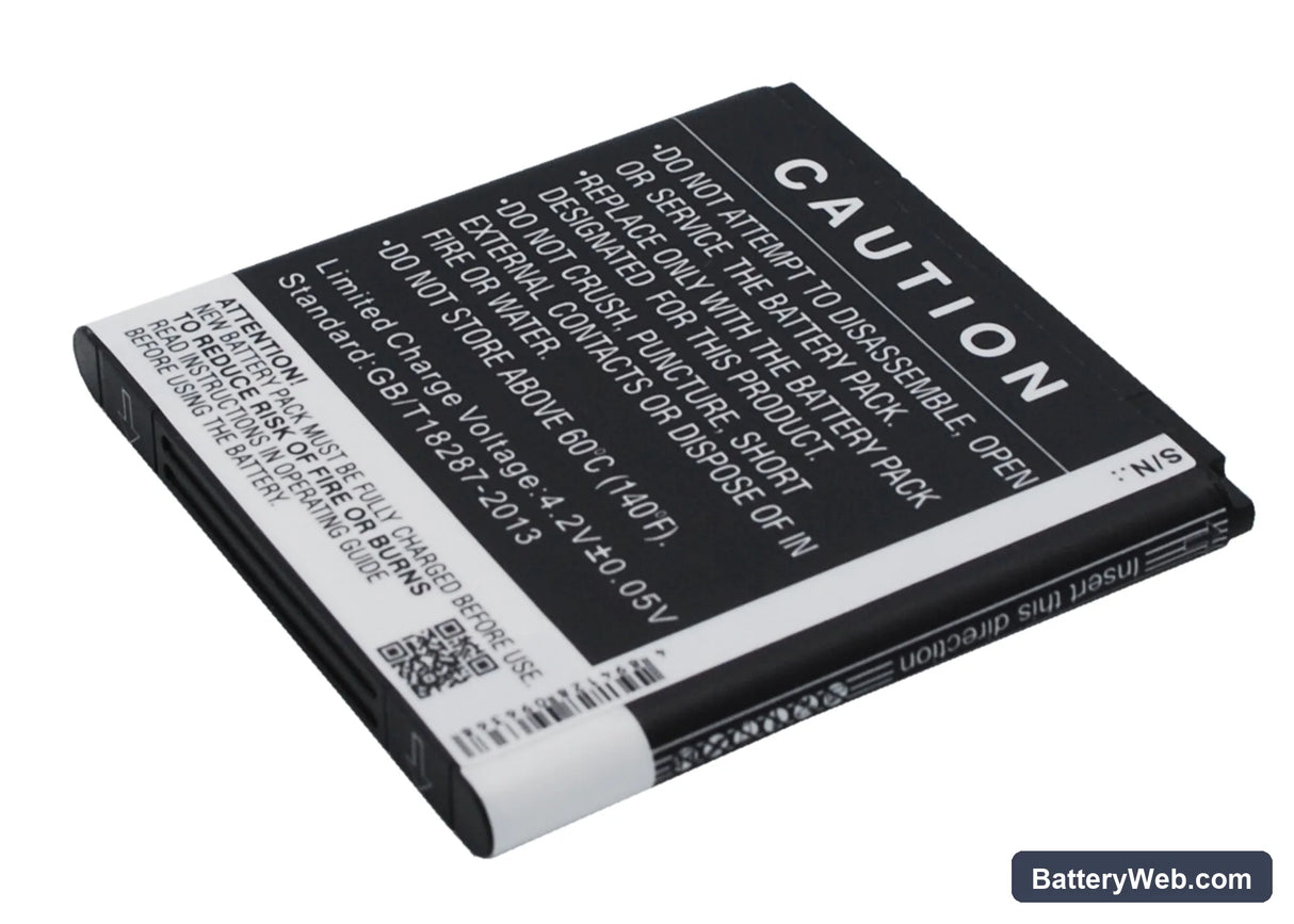 Prestigio MultiPhone 4322 Duo Replacement Battery, 3.7V, 1500mAh, Li-ion 5