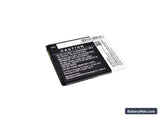 Prestigio MultiPhone 5500 Duo Replacement Battery, 3.7V, 2200mAh, Li-ion 4