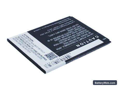 Prestigio MultiPhone 7600 Duo Replacement Battery, 3.7V, 2500mAh, Li-Polymer 5