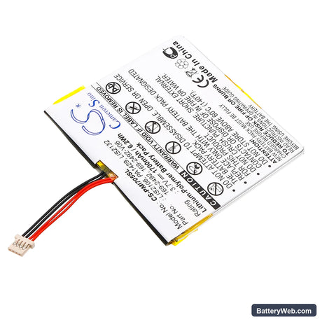Palm i705 Replacement Battery, 3.7V, 1700mAh, Li-Polymer 2