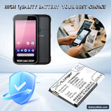 Point Mobile PM45 Replacement Battery, 3.85V, 3000mAh, Li-ion 4