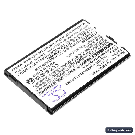 Point Mobile PM70 Replacement Battery, 3.8V, 2900mAh, Li-ion 2