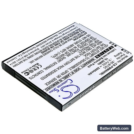 Point Mobile PM80 Replacement Battery, 3.7V, 2800mAh, Li-ion 2