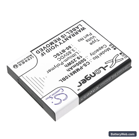 Point Mobile PM80 Replacement Battery, 3.85V, 5000mAh, Li-Polymer 2