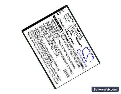 Prestigio PSP3453 DUO Replacement Battery, 3.7V, 1400mAh, Li-ion 1
