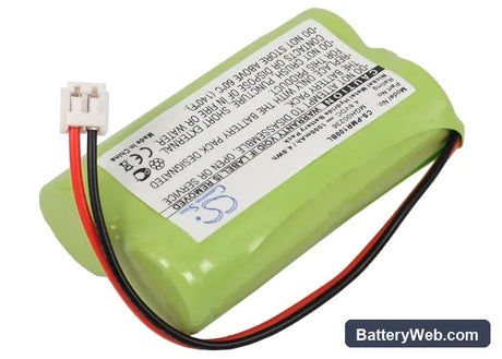 TOPCARD PMR100 Replacement Battery, 4.8V, 1000mAh, Ni-MH 2