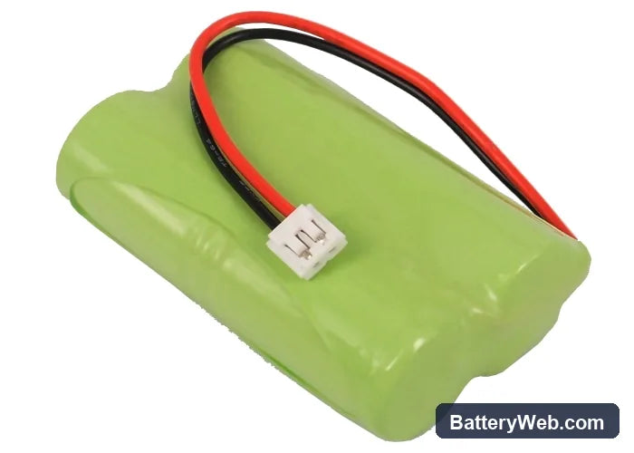 TOPCARD PMR100 Replacement Battery, 4.8V, 1000mAh, Ni-MH 4