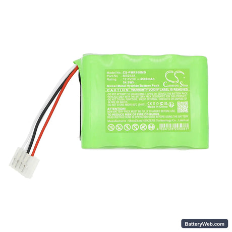 Paramedic Defibrillator CUER5 Replacement Battery, 12V, 4500mAh, Ni-MH 3