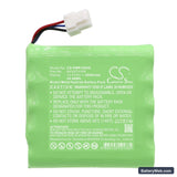Panasonic MC-RM10-W Replacement Battery, 12V, 2000mAh, Ni-MH 3
