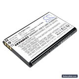 Pliant MicroCom M 900MHz Replacement Battery, 3.7V, 1100mAh, Li-ion 1