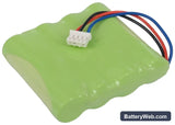 TOPCARD PMR200 Replacement Battery, 4.8V, 2000mAh, Ni-MH 4