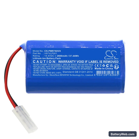 RoboJet x-force Replacement Battery, 14.4V, 2600mAh, Li-ion 3