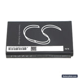 Pliant MicroCom XR Replacement Battery, 3.7V, 900mAh, Li-Polymer 3