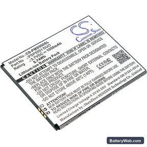 Prestigio Grace S5 Replacement Battery, 3.7V, 1550mAh, Li-ion 1