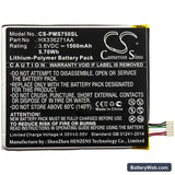 Prestigio PSP7505DUO Replacement Battery, 3.8V, 1500mAh, Li-Polymer 3